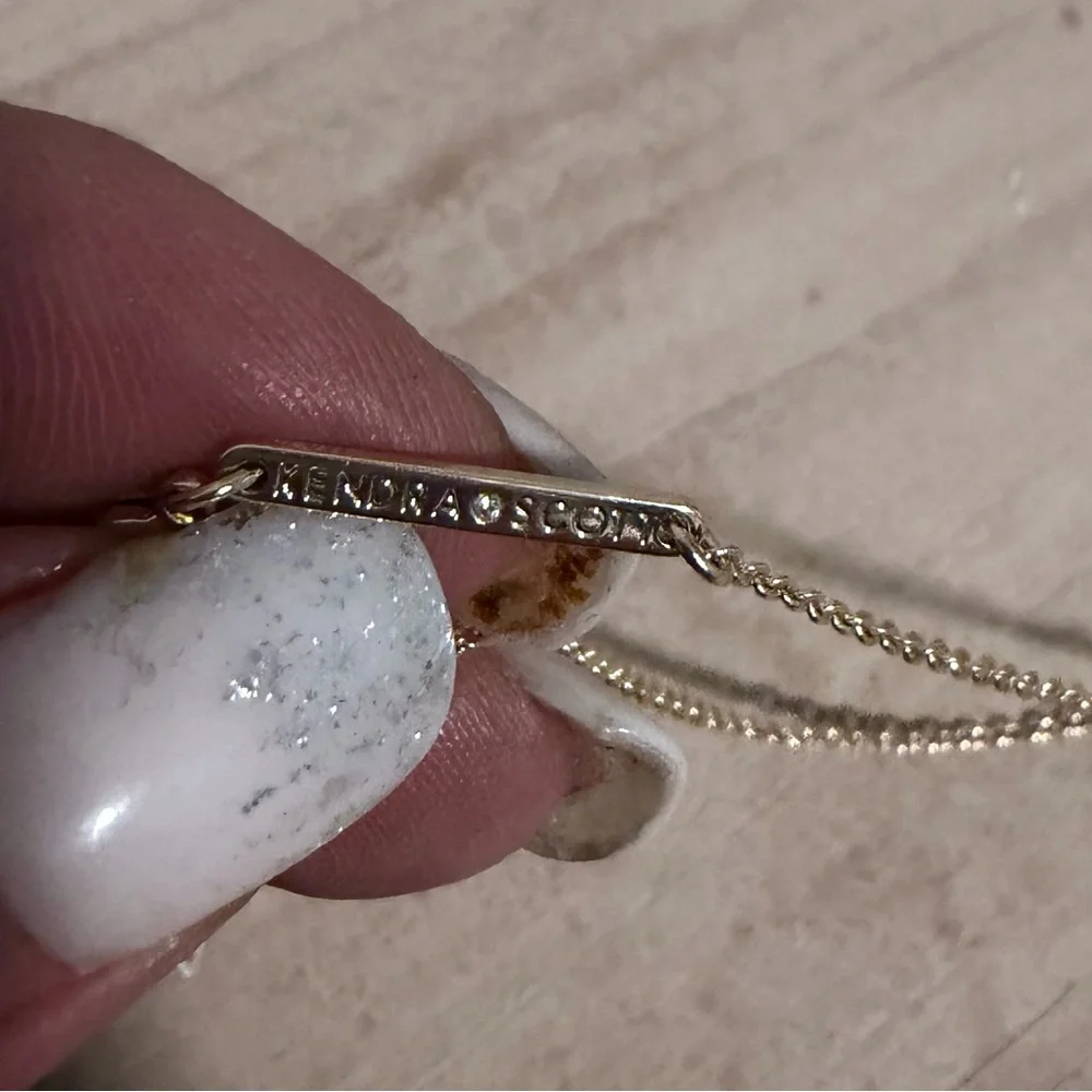 NWT Kendra Scott - Dollie Pendant Necklace - Gold Plated / Rhodium Filigree